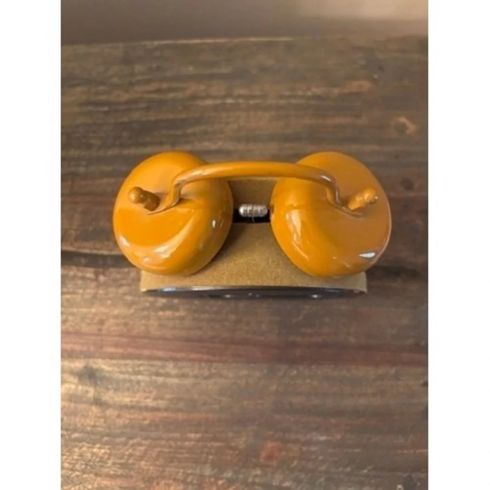 VINTAGE Hanna-Barbera Scooby-Doo Double-Bell‎ Alarm Clock with fuzzy finish